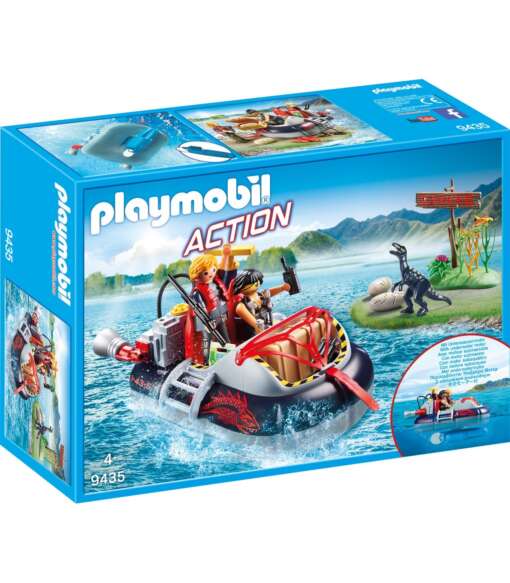 Figurine Playmobil Action PM9435 ? Aventura cu aeroglisor