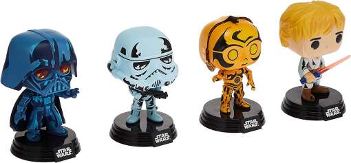 Figurina Funko POP! Star Wars - Darth Vader, Stormtrooper, C-3PO, Luke Skywalker (Special Edition) - imagine 2