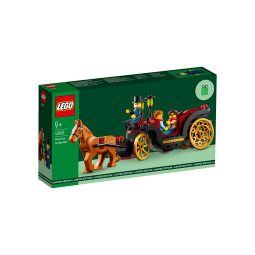 LEGO Plimbare cu trasura iarna 40603, 153 piese