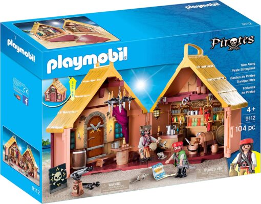 Playmobil Pirates PM9112 - Forta?reata Piratilor (Set Mobil)