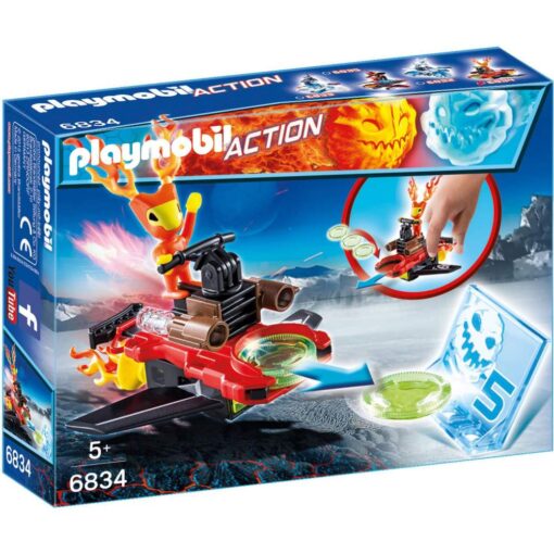 Playmobil PM6834 - Sparky si lansator de discuri